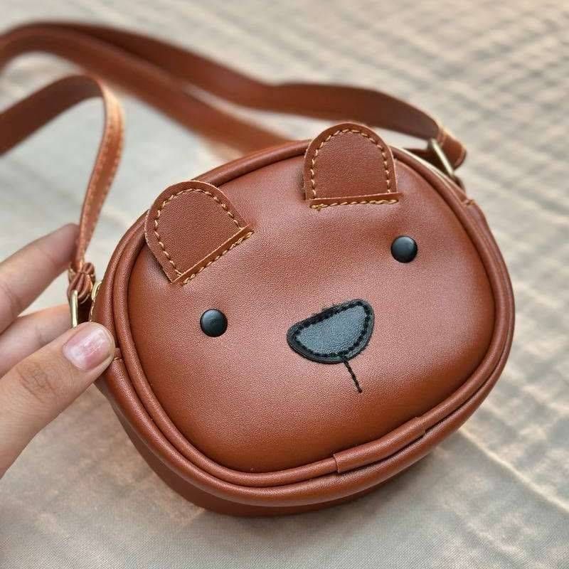 کیف دوشی خرسی چرم