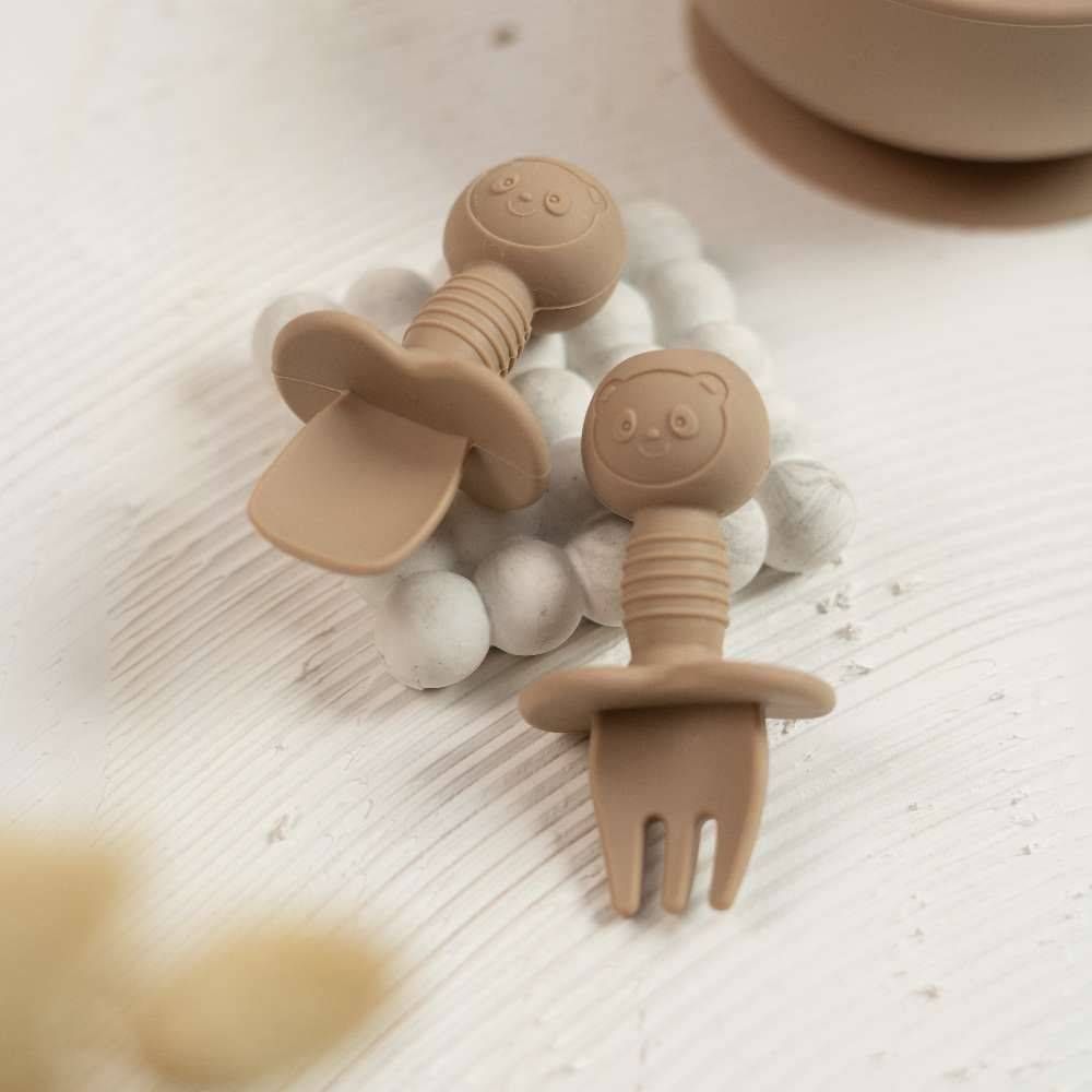 قاشق چنگال سیلیکونی کوچک نسکافه ای