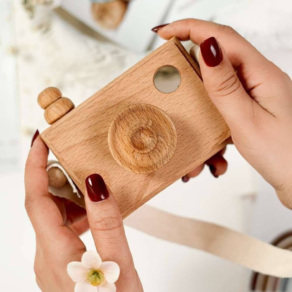 اسباب بازی چوبی طرح دوربین