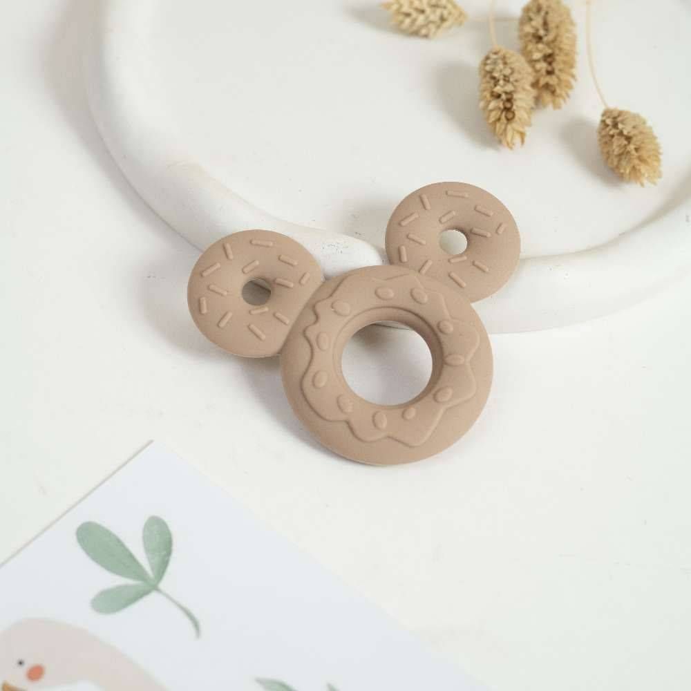 دندانگیر سیلیکونی دونات نسکافه ای